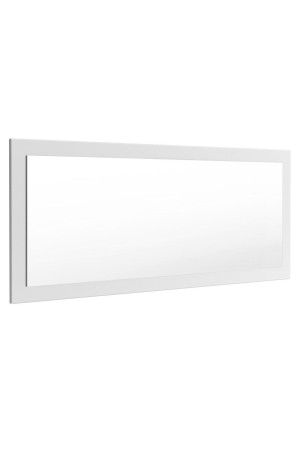 Miroir rectangulaire cadre blanc laqué 187x87 cm