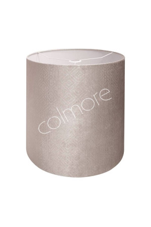 Abat-jour cylindrique doré avec motifs cubiques 45x45x45 cm