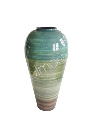 Vase en métal multicolor 39x39x77 cm