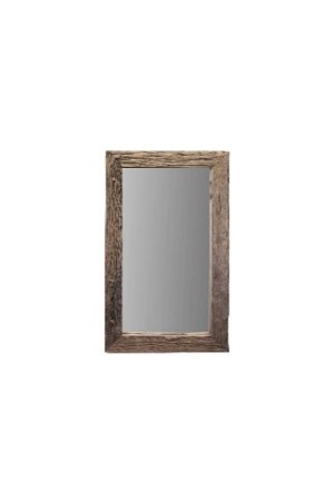 Miroir rectangulaire en bois recyclé 90x150 cm